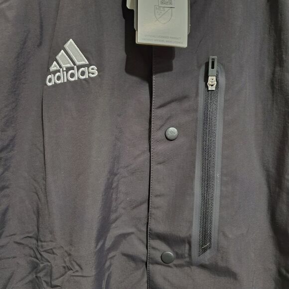 adidas Mens Sz Large MLS Anthem Jacket Utility/Black  HB8486 NWT - Picture 6 of 10
